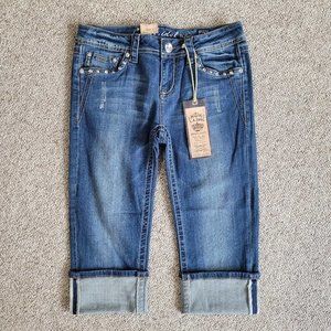NWT L.A. Idol Capri Jeans Size 7